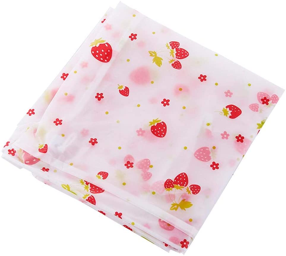 Pink - Handmade Cotton Fridge Top Cover with Multiple Pockets