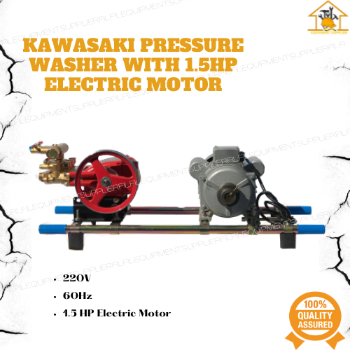 KAWASAKI PRESSURE WASHER WITH 1.5HP BeltDriven High Pressure Washer