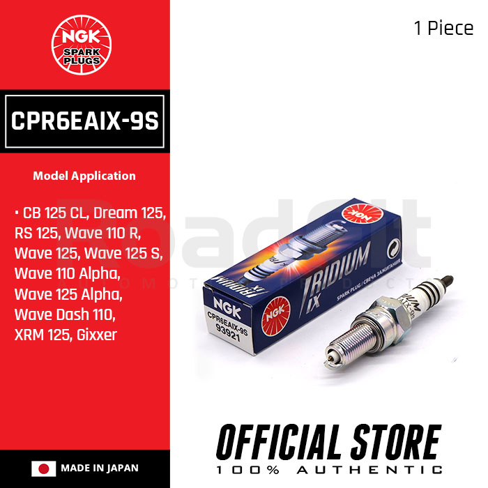 NGK CPR6EAIX-9S Iridium IX Spark Plugs For HONDA CB 125 CL, Dream 125 ...