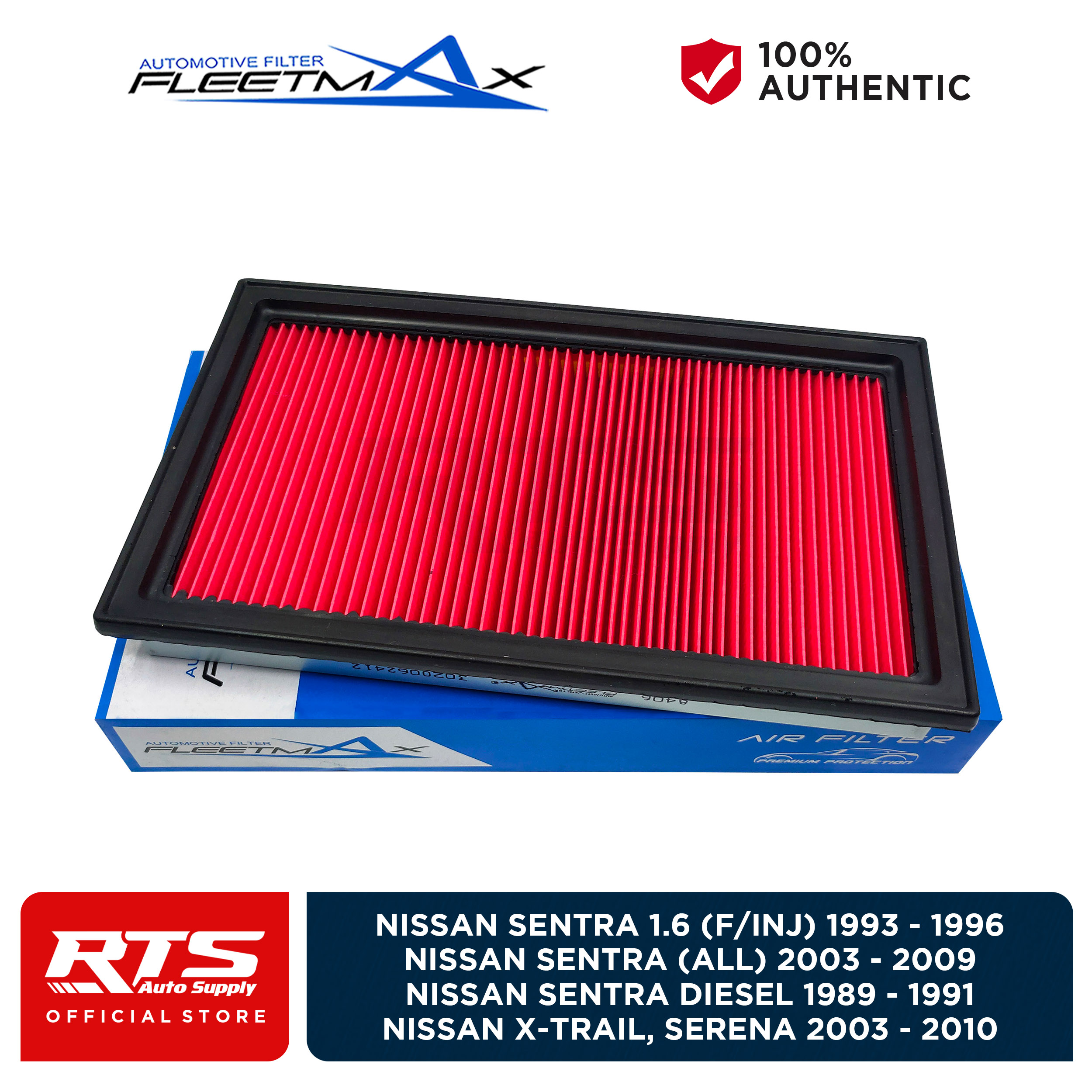 Fleetmax Engine Air Filter for Nissan Sentra 1.6 / Sentra (ALL