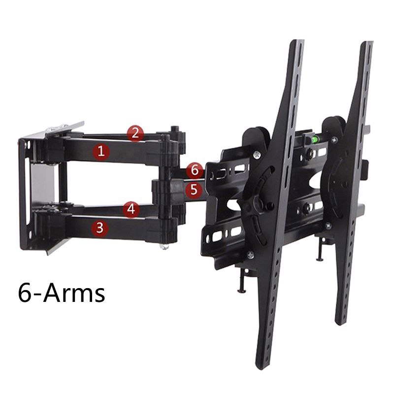 North NB NEW P6 P65 Full Motion Cantilever Wall Mount for 45-75inch 45.5KG/100lbs VESA 200X200 ...