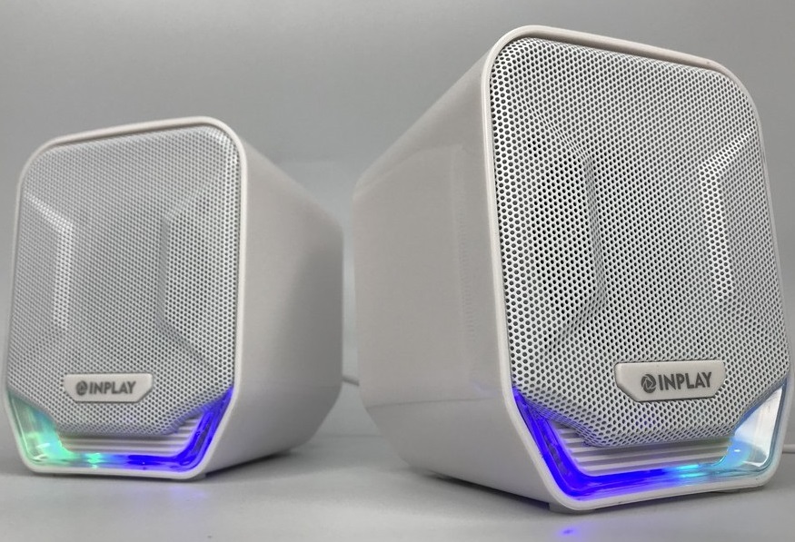 Inplay MS003 RGB GAMING SPEAKER (WHITE) By PC Alley Computer Trading ...