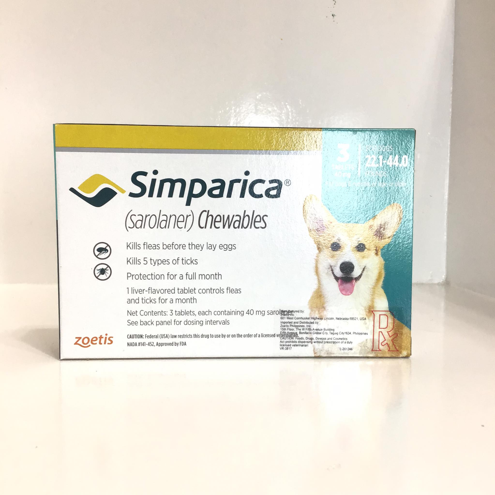 simparica sarolaner chewable tablets