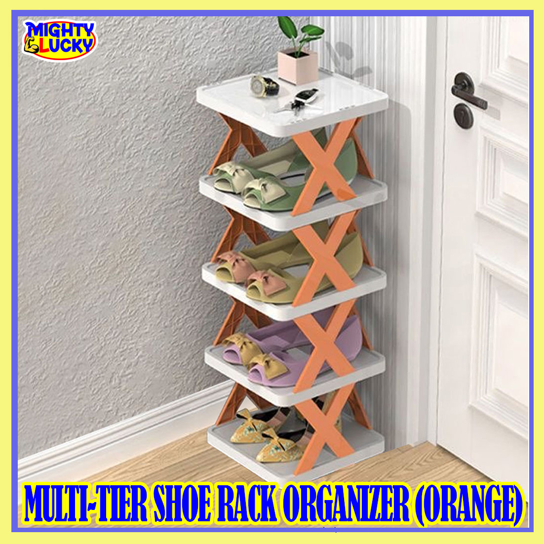 Multi-Tier Shoe Rack Simple Storage Rack For Dormitory Bedroom (5 ...