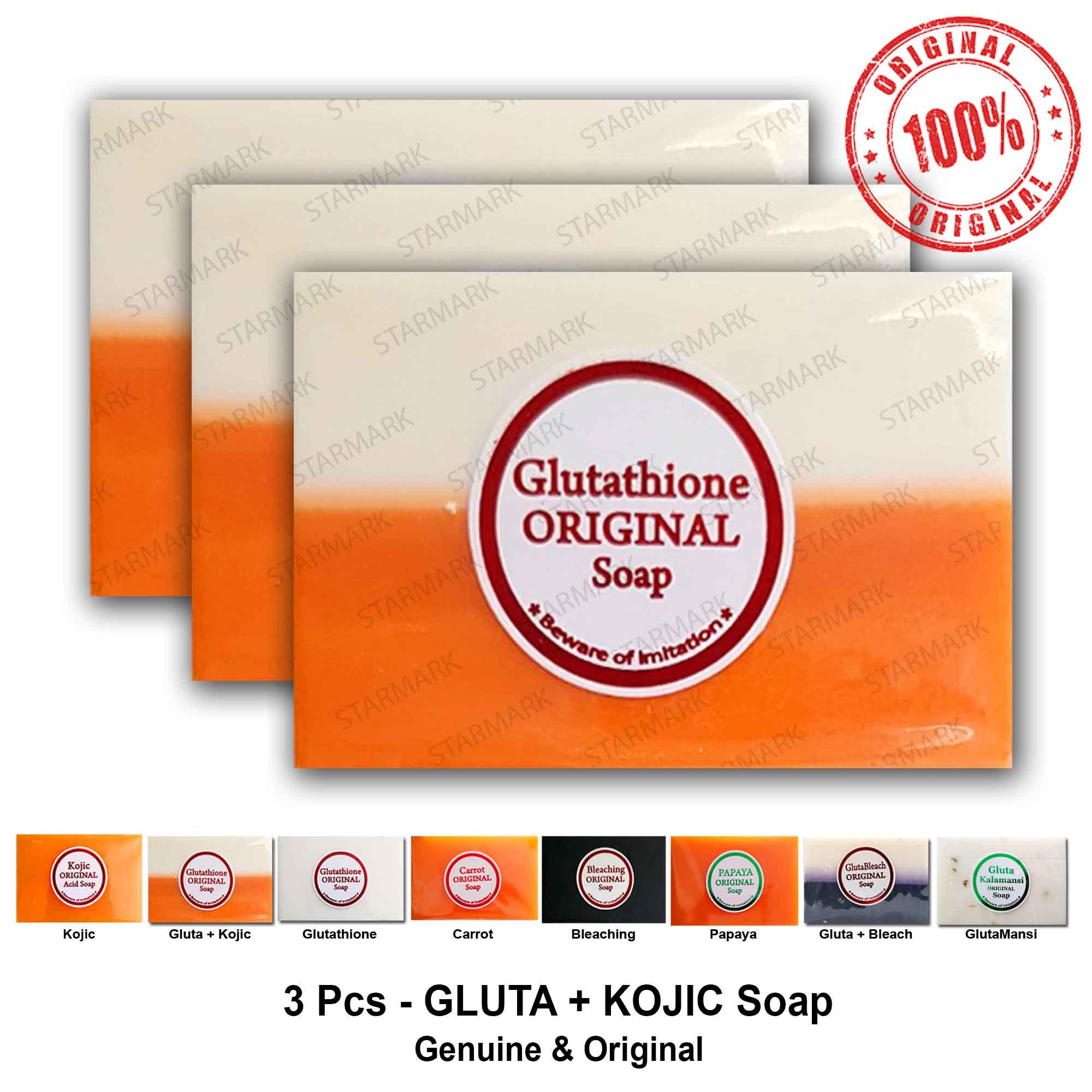 collagen glutathione philippines Dark Skin Brightening Soap Original Kojic Acid Soap for Dark Spot Whitening  100g