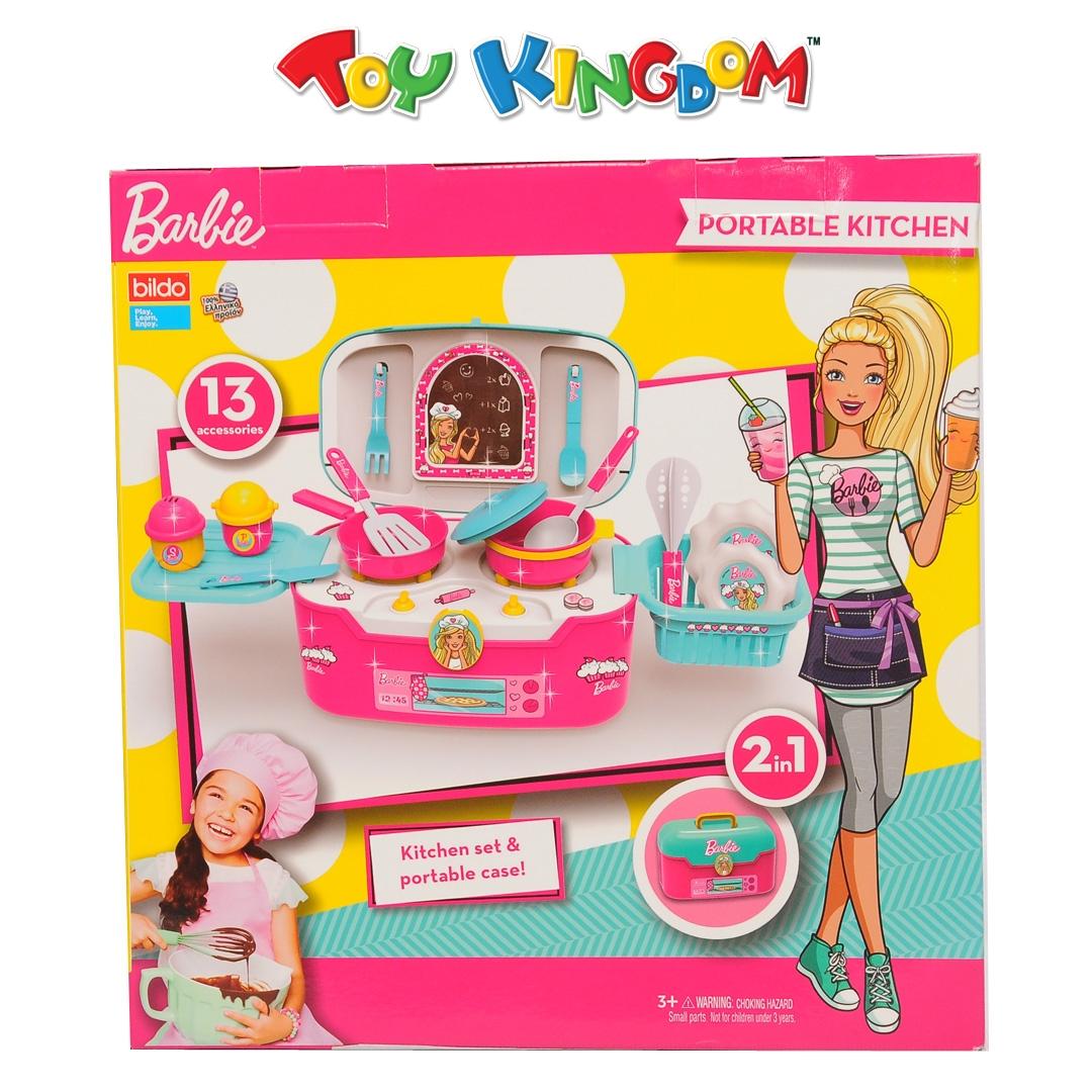 barbie kitchen set for girls