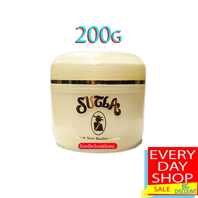 200g Sutla Face and Body Bleaching Cream Lazada PH