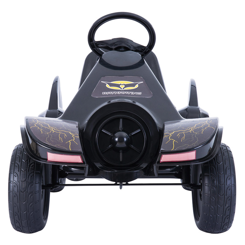 Batman Go Kart Pedal for Kids | Batman Go Kart Rubber Tires Kids Ride On |  Batman Kids Ride On Go Kart | Pedal Type Manual Go Kart Ride On Toy Car