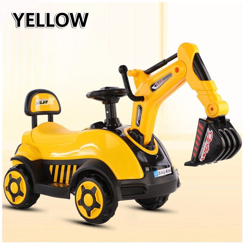 fully automatic electric excavator fourwheel toy car excavator