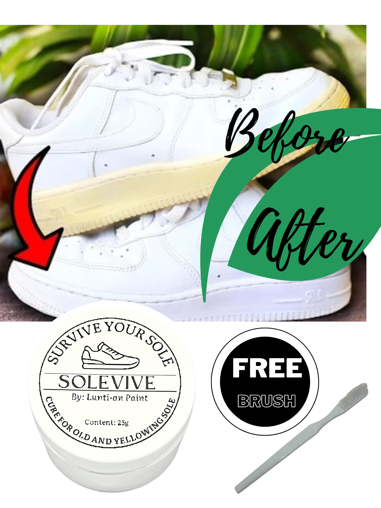 25g Solevive Sole Restore Premium Sole Sauce Pampaputi ng Sole