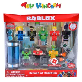 Roblox Heroes Of Robloxia Figure Set For Kids - roblox heroes of robloxia feature playset 21 pieces new in