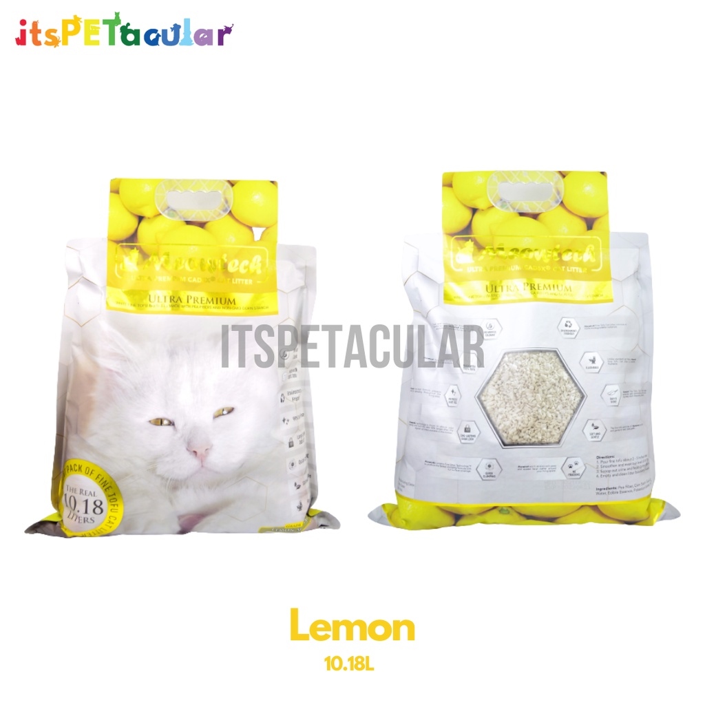 TOFU Meowtech Ultra Premium Fine TOFU Clumping Cat Litter 10.18L