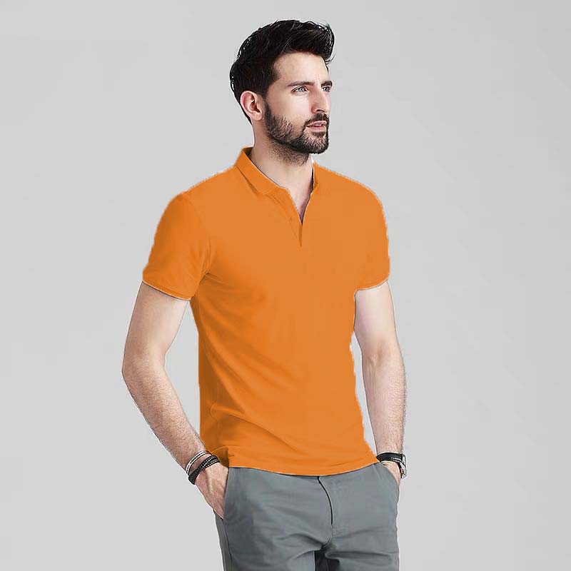 Blue Corner Men's Polo Shirt Plain Comfort Wear Orange | Lazada PH