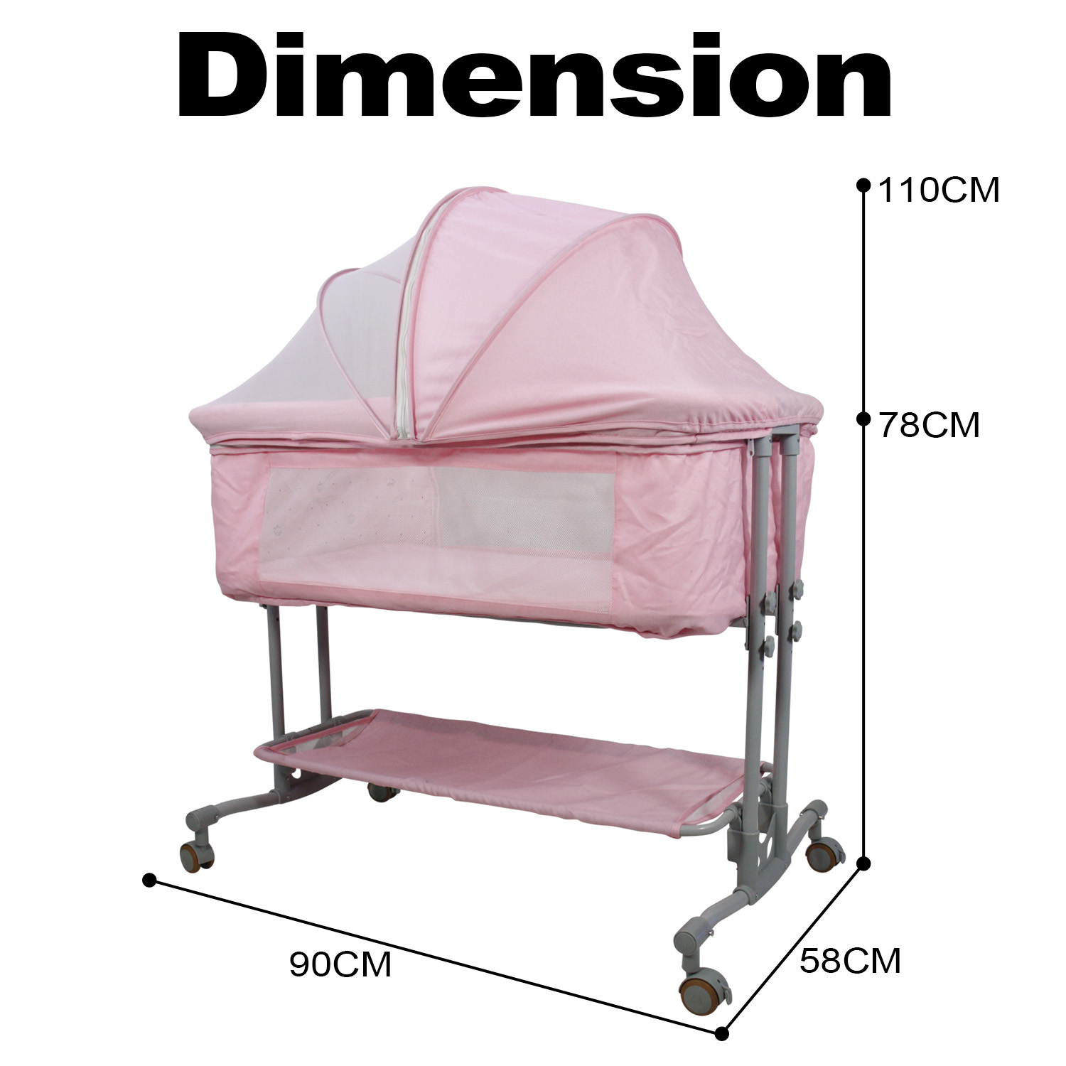 Portable best sale rocking crib