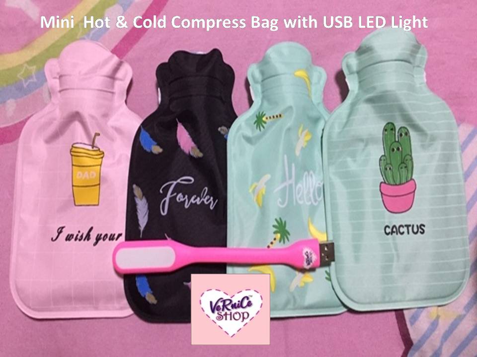 First Aid Kit Mini Hot and Cold Compress Bag with USB LED light