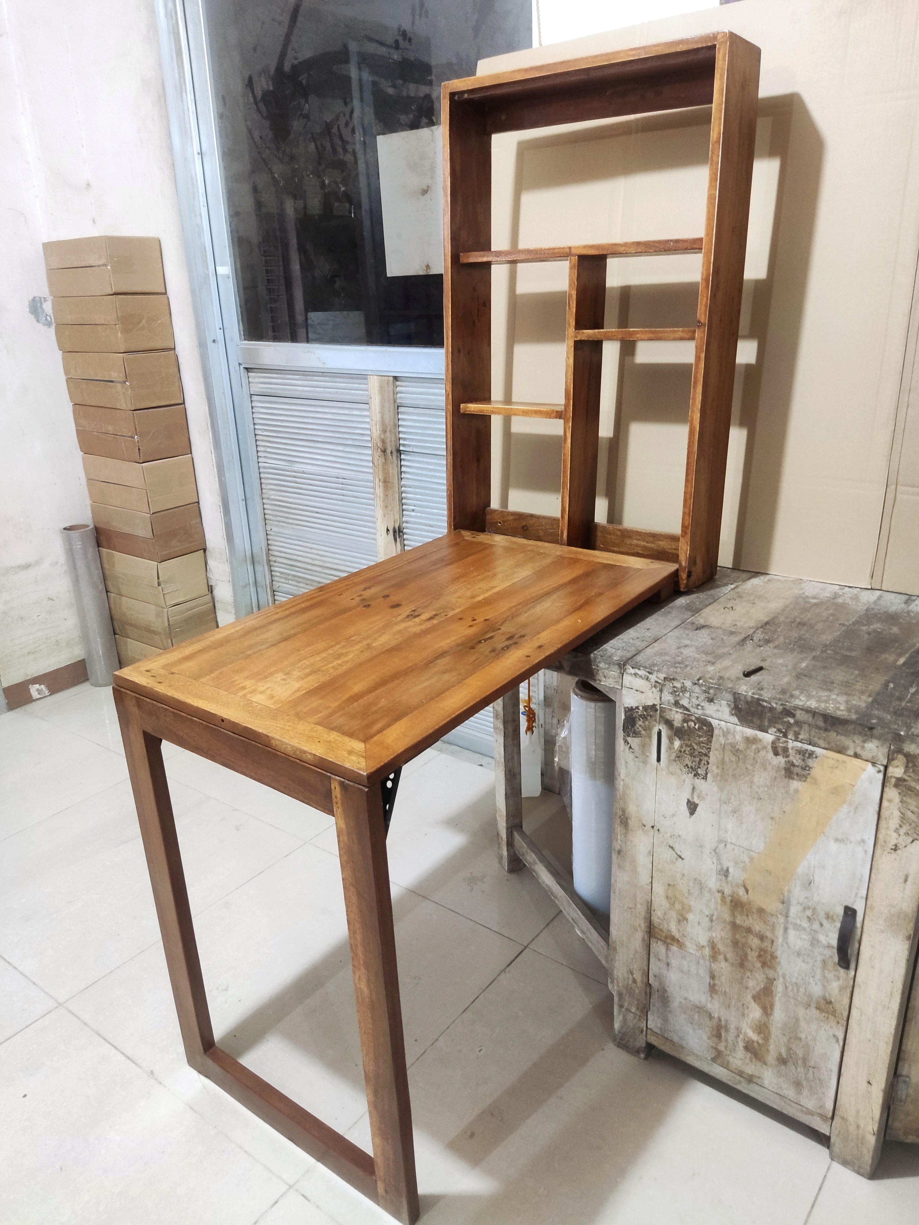 Solid Wood Wall Mounted Space Saver Table Foldable Table Lazada Ph