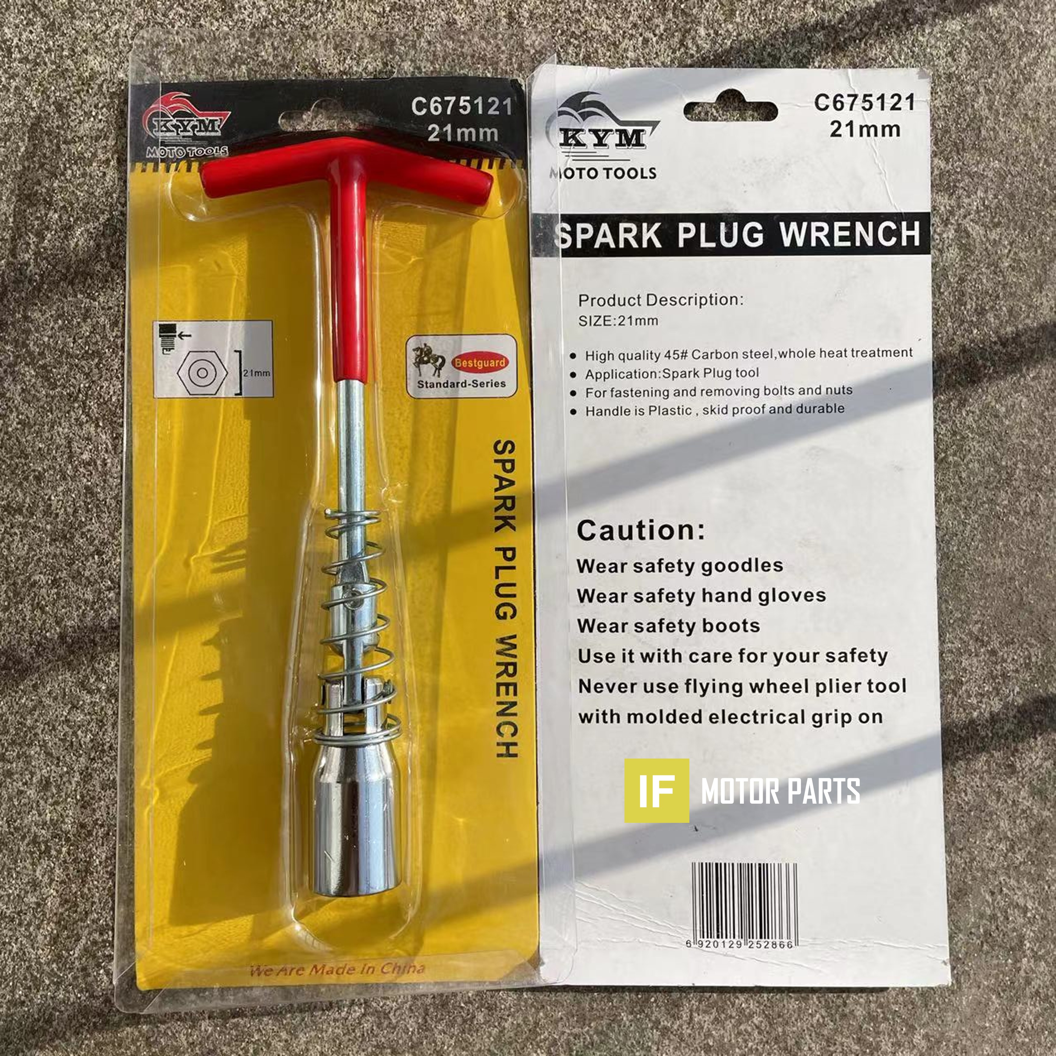 Spark Plug Wrench w/ Handle 16MM / 21MM Stainless Repair Tool of KYM by