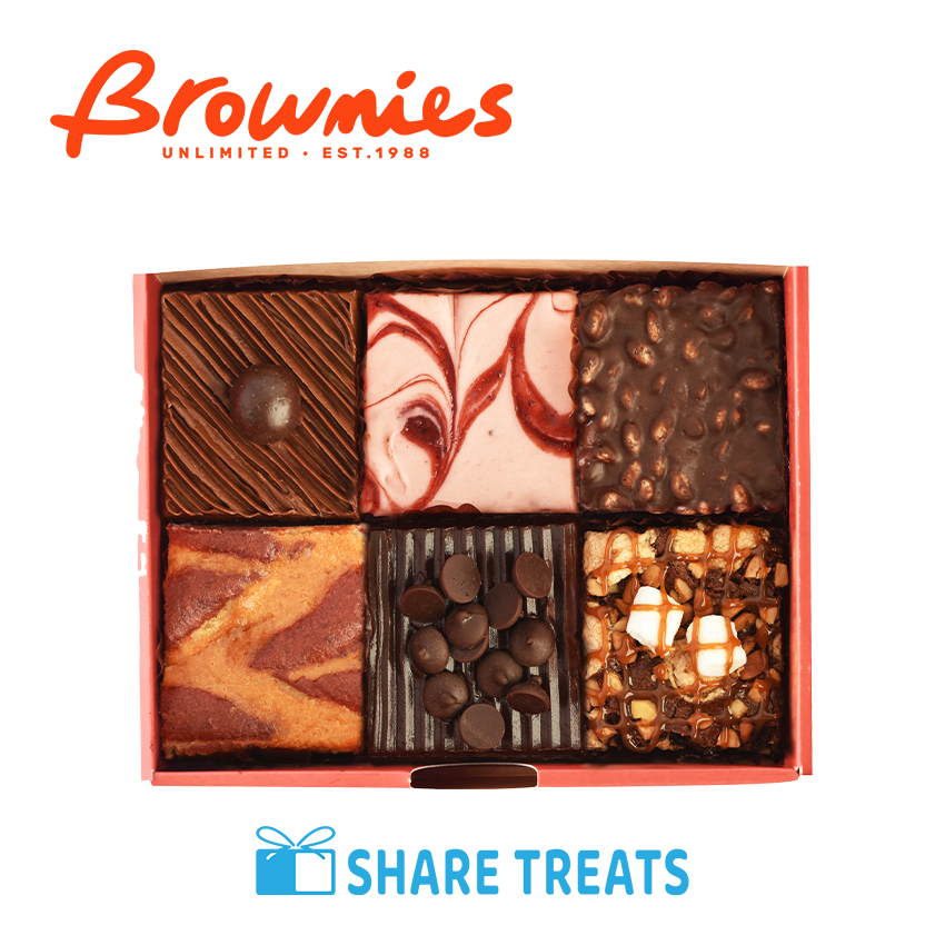 Brownies Unlimited PreAssorted Box of 6 (SMS eVoucher) Lazada PH