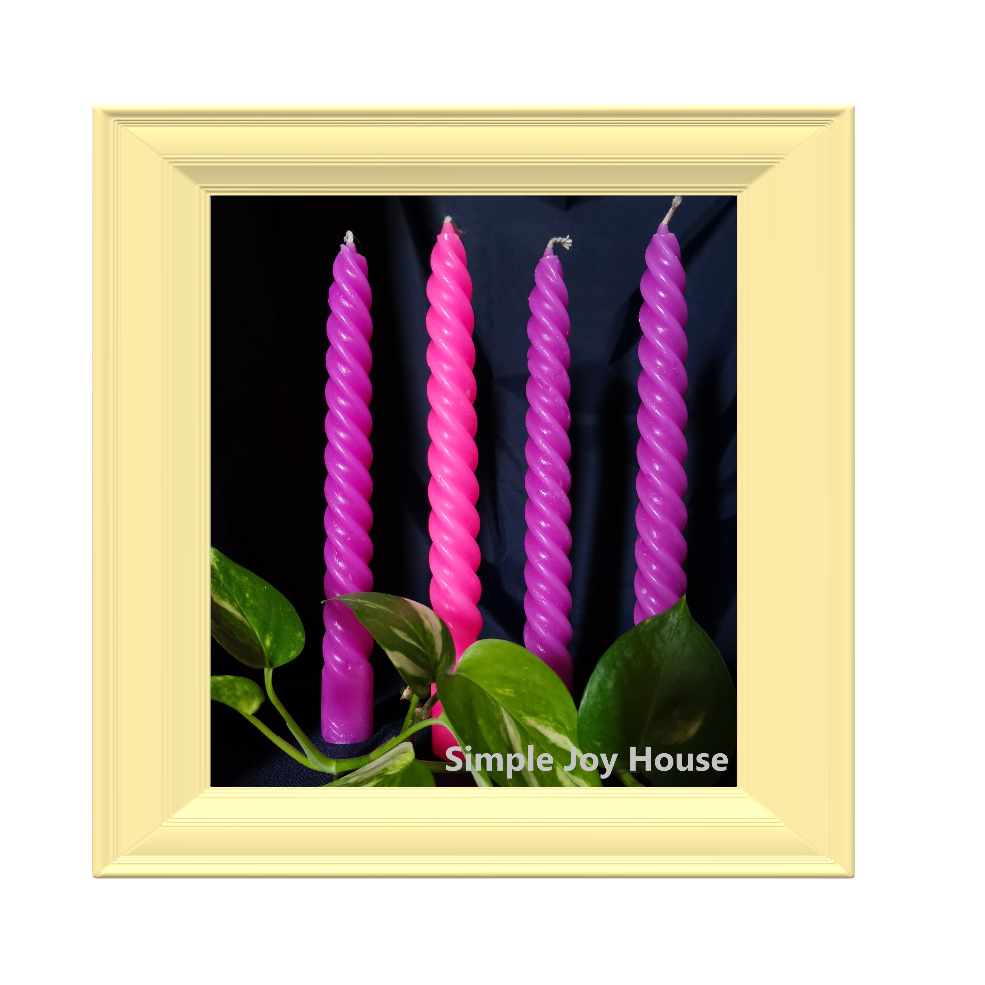 ADVENT CANDLES SET / CHRISTMAS ADVENT CANDLES FOR THE ADVENT WREATH