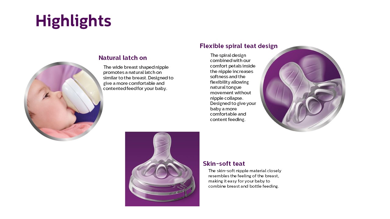 avent natural first flow teat