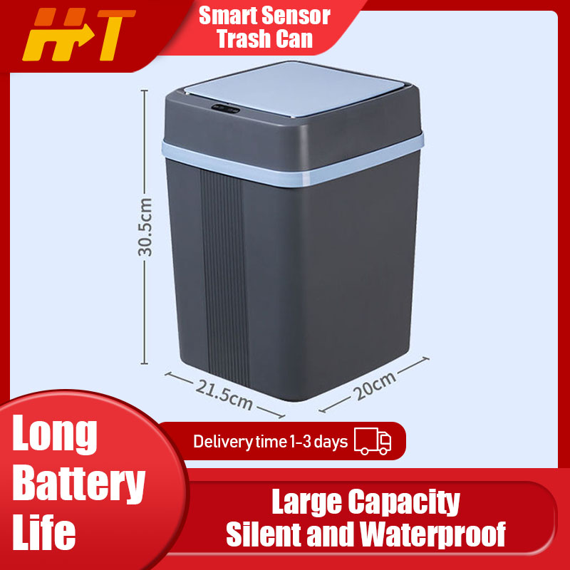 Touchless Smart Rubbish Bin12/14/16L Motion Sensor Automatic Home Trash