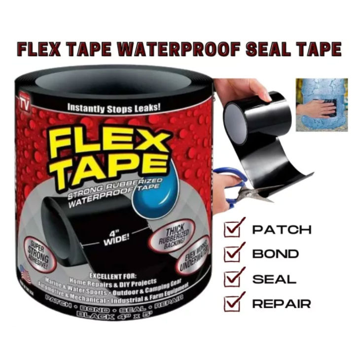 Flexible Rubber Waterproof Sealant Rubberized Waterproof Tape Leak