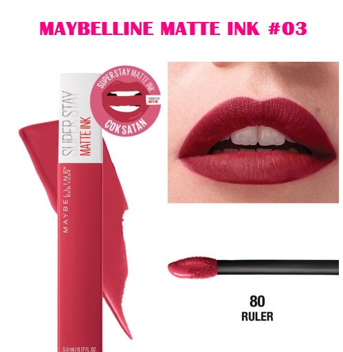 maybelline lipstick 03