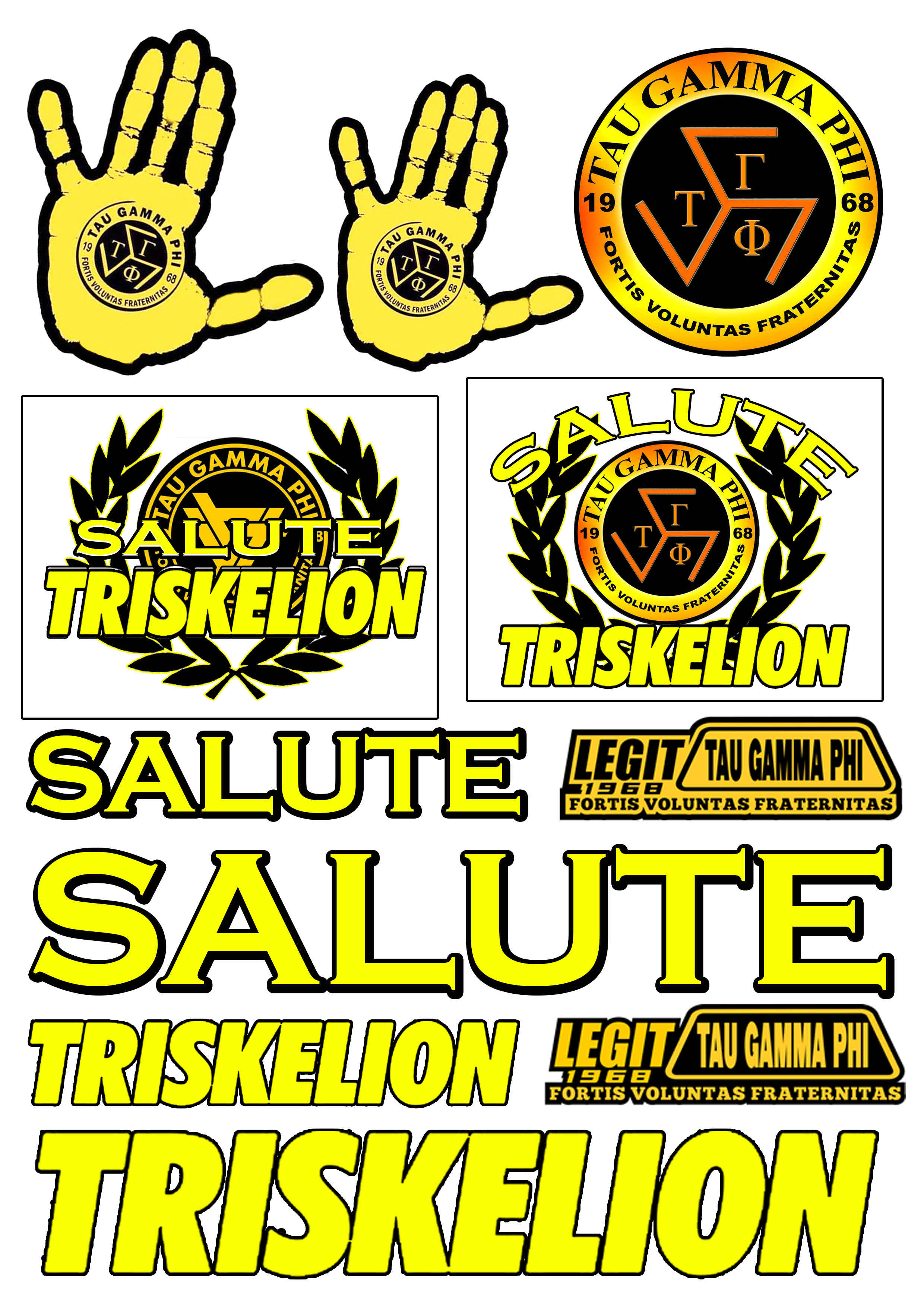 TAU GAMMA PHI MOTORCYCLE STICKER | Lazada PH
