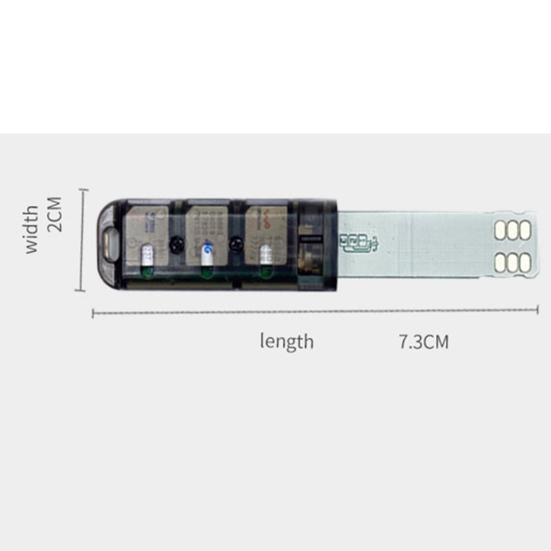 6 Slot SIM Card Adapter Multi SIM Card Reader Mini SIM Nano with Independent Control Switch for Android