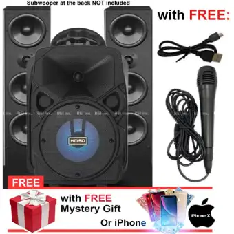 karaoke speakers with amplifier