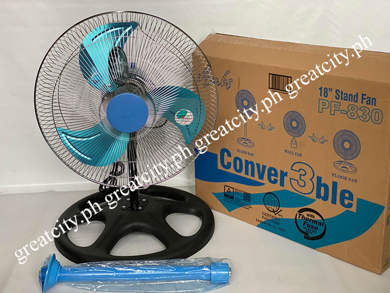 ASAHI Electric Fan Conver3ble Fan 100W Convertible Stand Fan Gold Mind