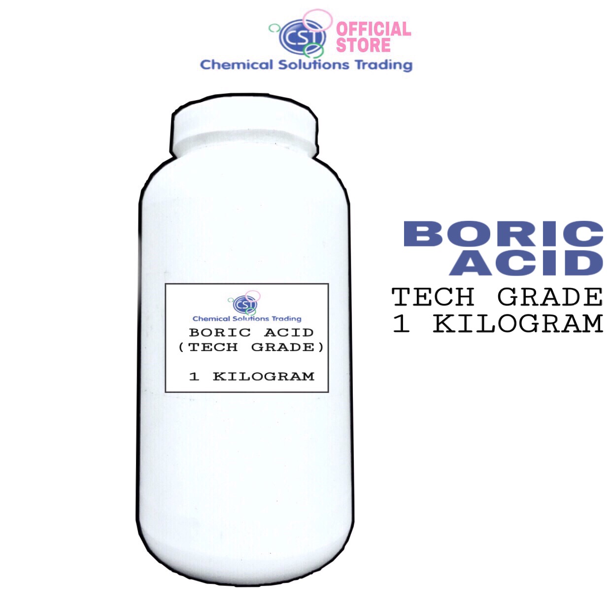 Boric Acid Tech Grade 1Kg Bottle Lazada PH