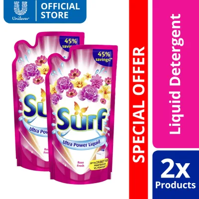 [BUNDLE] Surf Rose Fresh Laundry Liquid Detergent 900ml x2