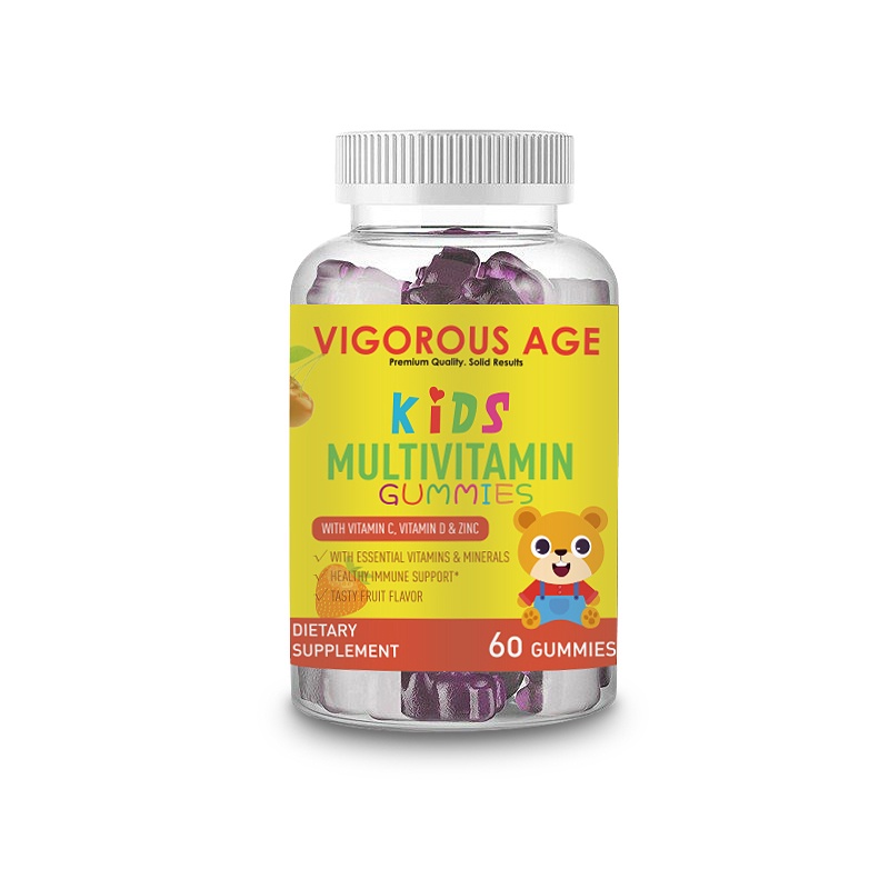 Vigorous Age Vitamins for kids Calcium Gummies height increase Body Growth Health Bone