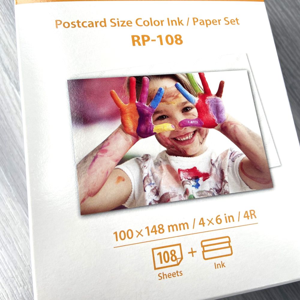 Canon RP-108 High-Capacity Color Ink Paper Set for SELPHY CP910 Printer MVP  CAMERA
