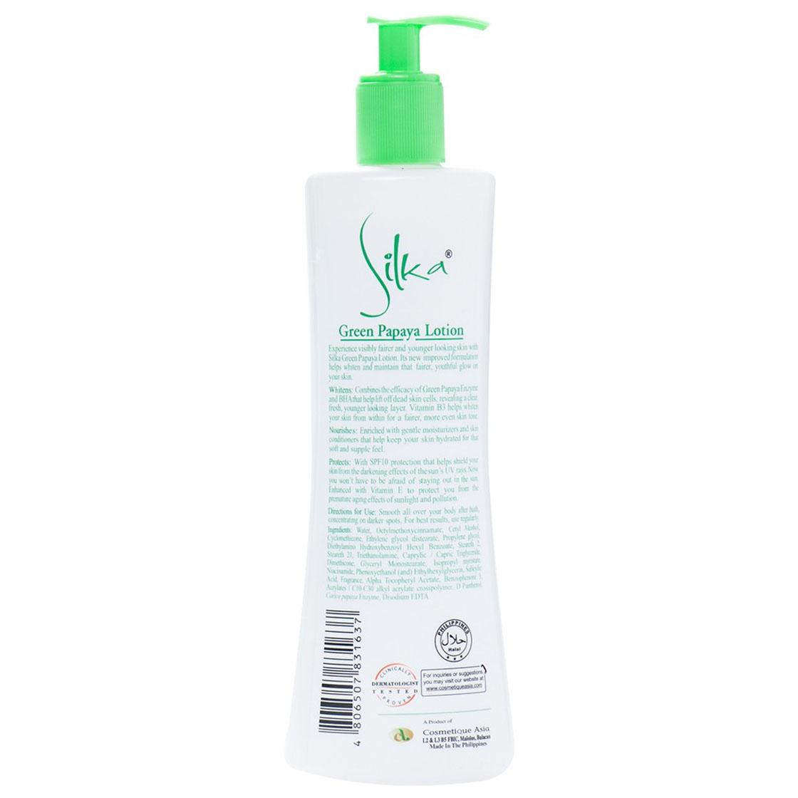 Silka Green Papaya Lotion 500mL review and price