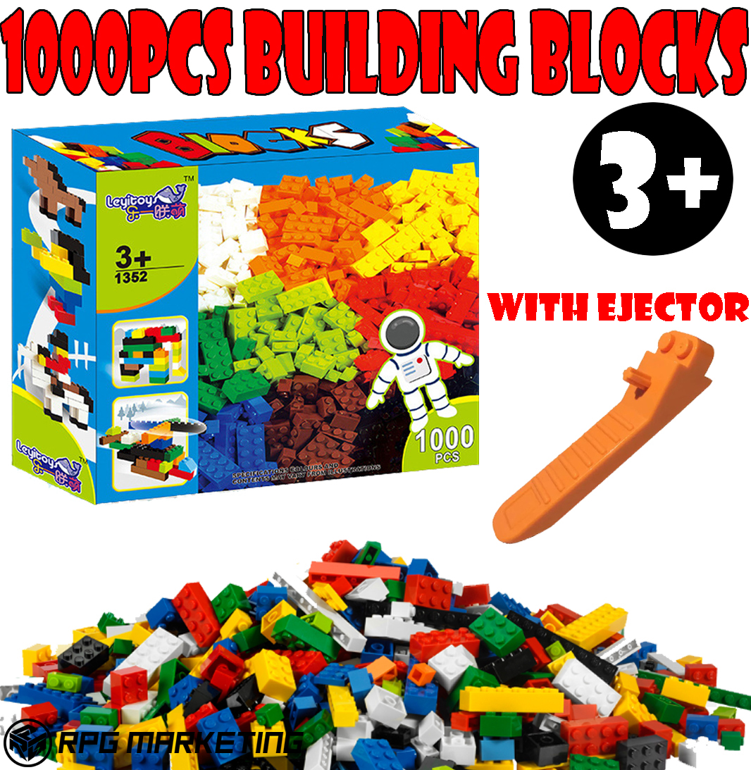 LEGO building blocks diy creative bricks toys ( free ejector and plate ) Lazada PH