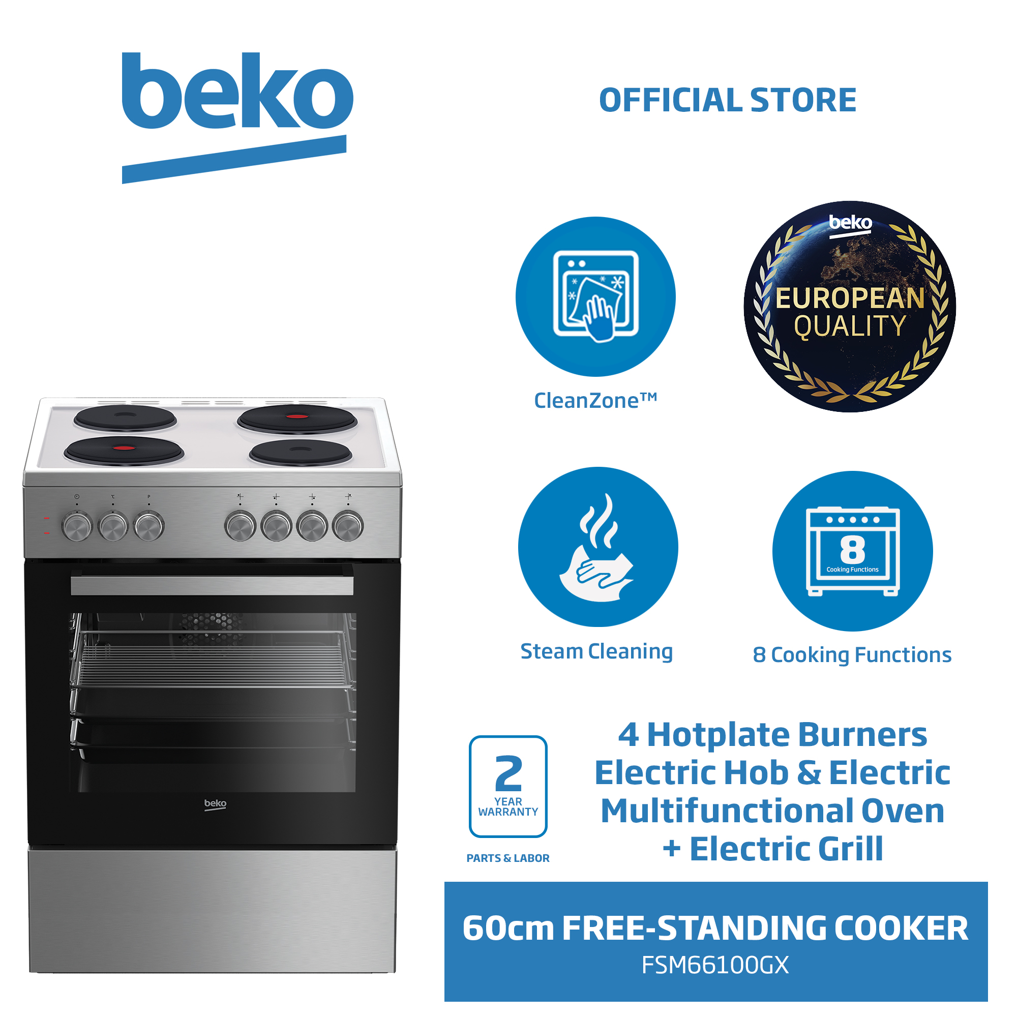 beko freestanding induction cooker