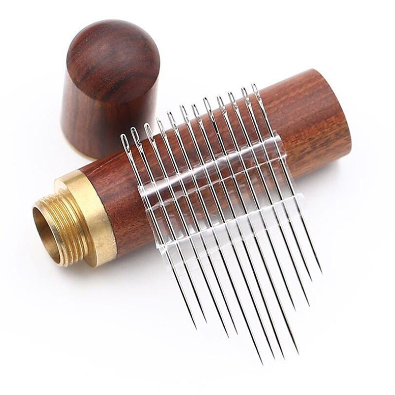 Q & R 24 Cái/bộ Mù Người Già Kim-Side Lỗ Pin Dụng Cụ Kim Khâu Ren Tay