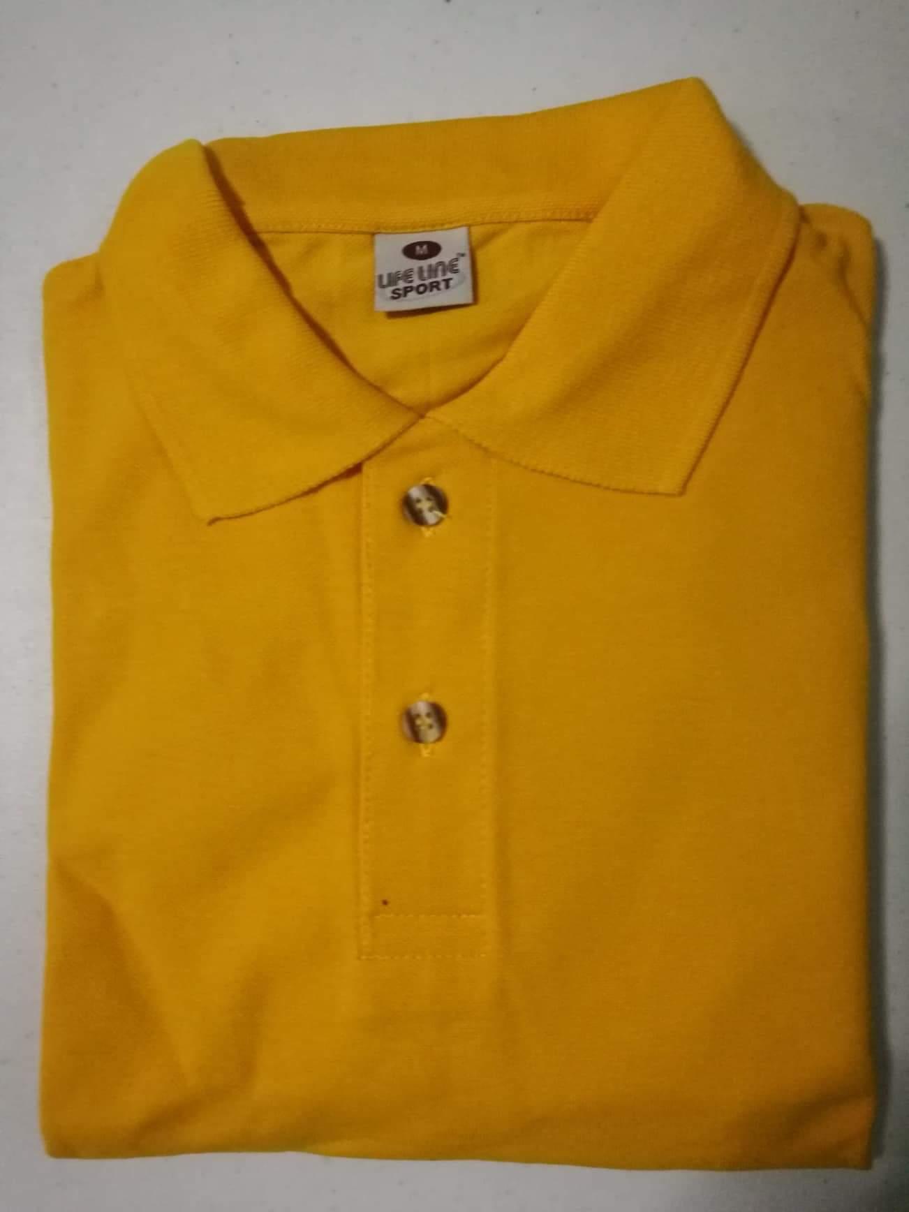 Lifeline Polo shirt For Mens (Yellow Gold) | Lazada PH