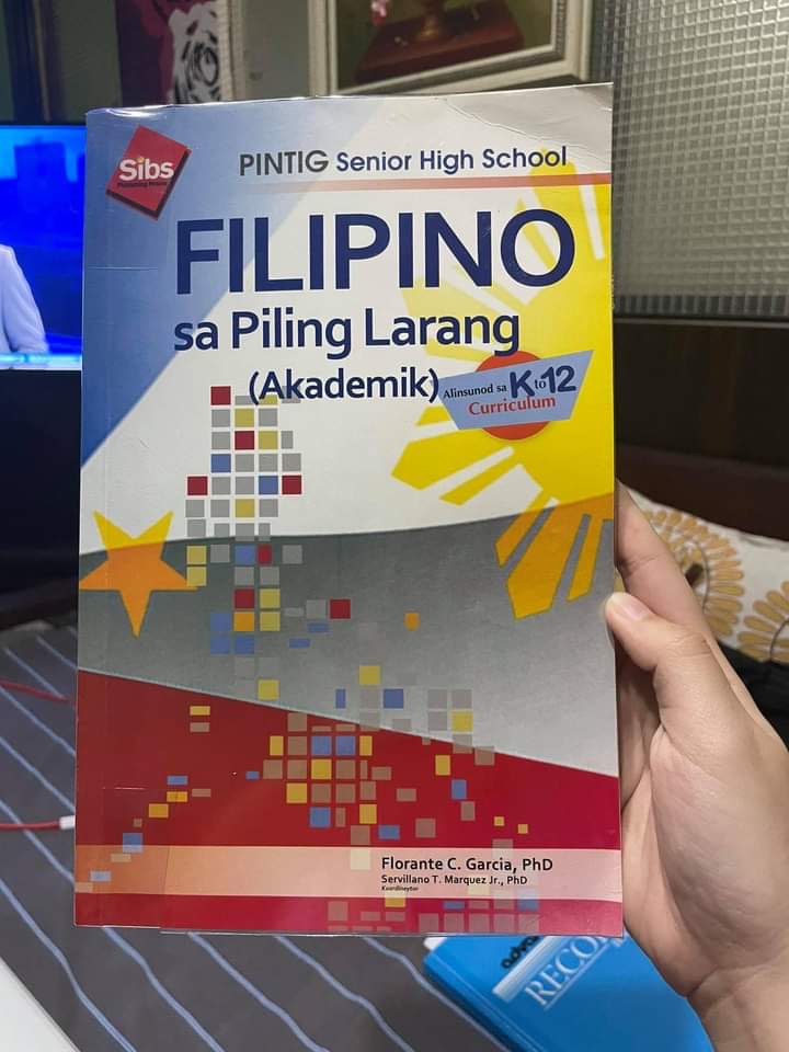 Senior High School Filipino Book Lazada PH