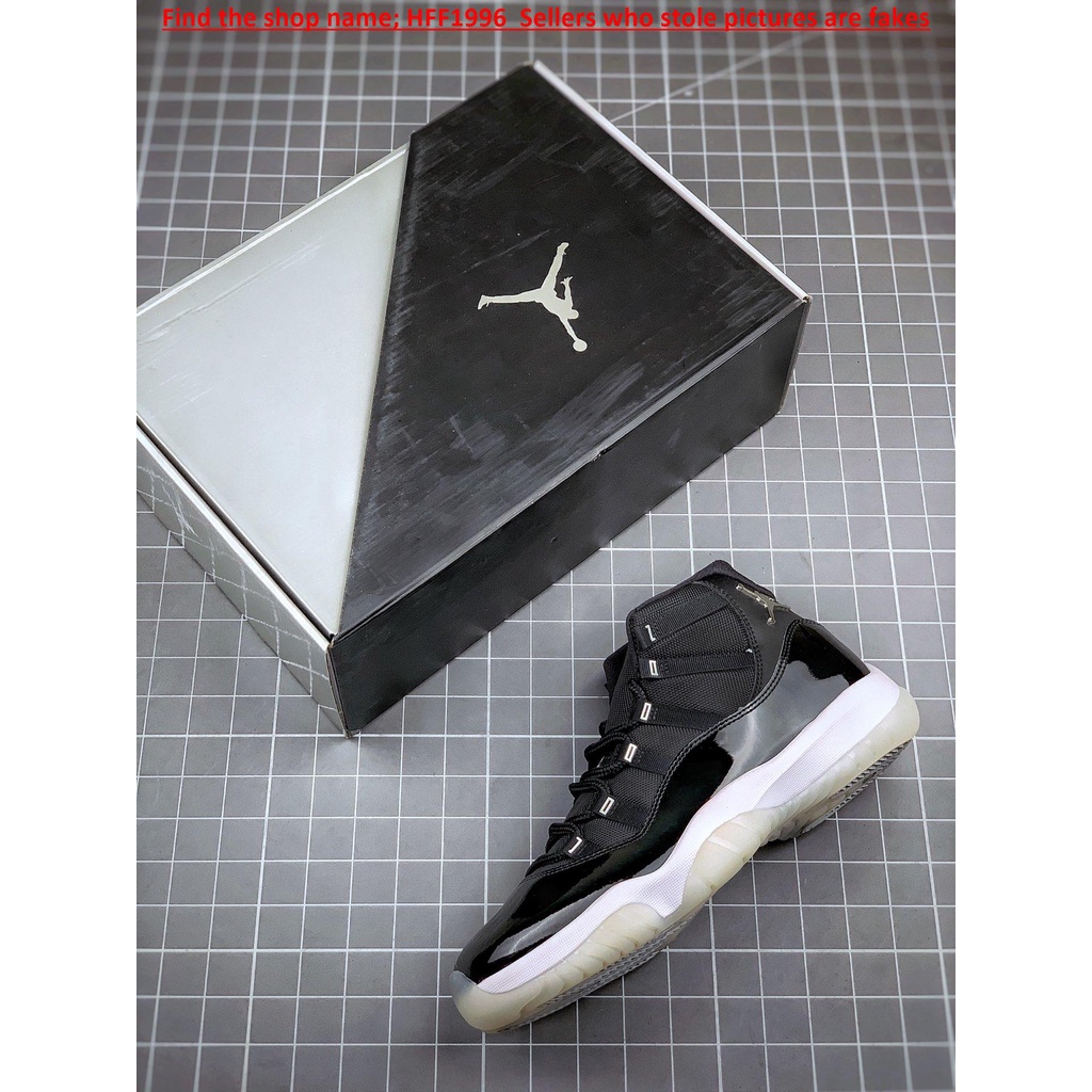 【ΝΙΚΕ】Original 11 R Jubilee 25th Anniversary Black Silver Basketball