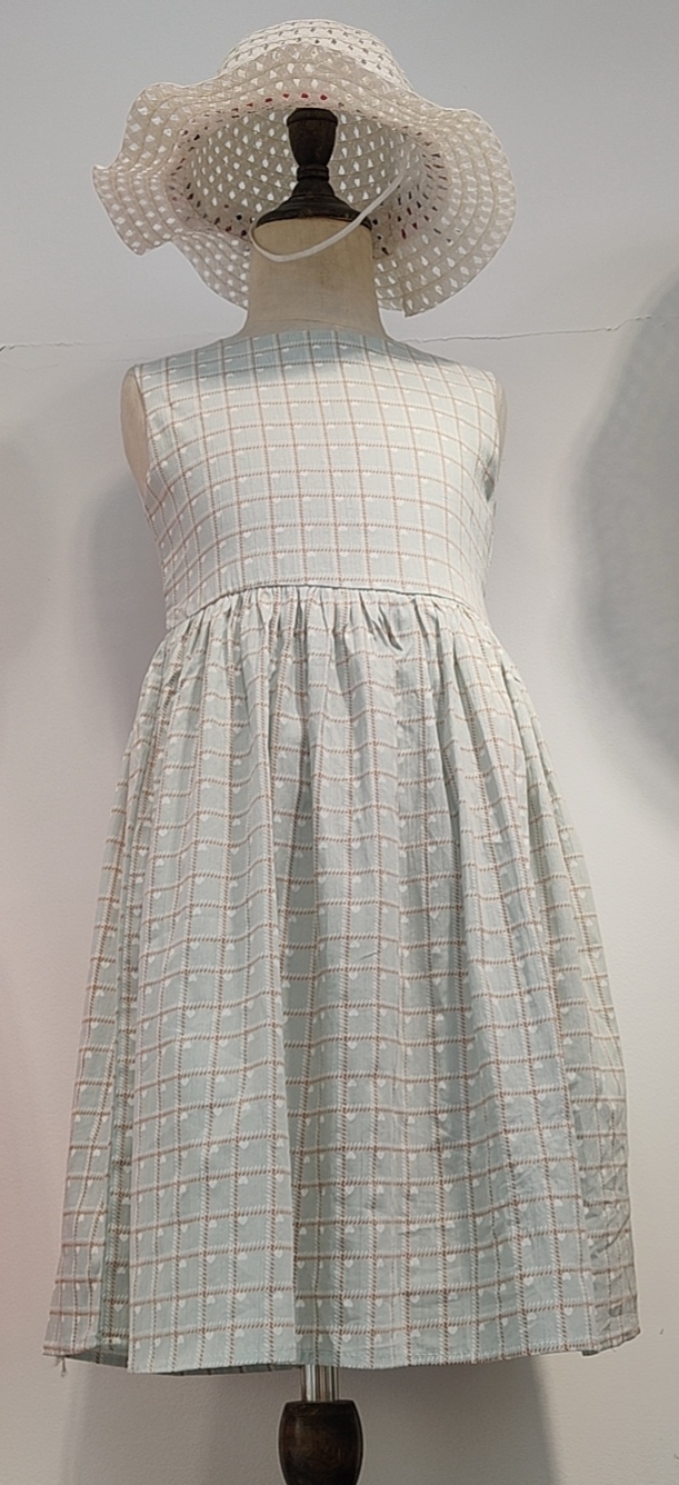 plaid heart printed summer dress for 711 years old girl Lazada PH