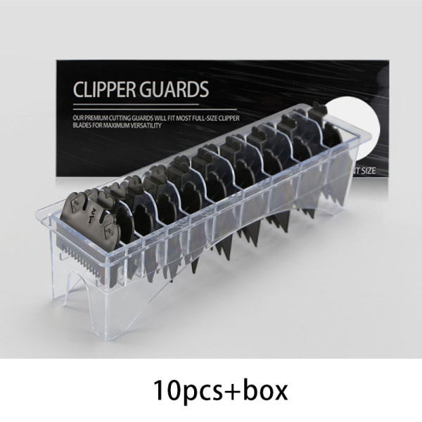 Become Beauty💕Black Universal Limit Comb Electric Hair Clipper Caliper Positioning Comb nhập khẩu