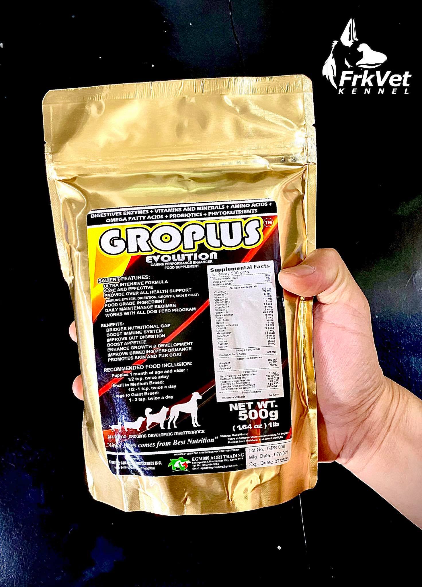 Gro Plus Evolution Dogs Multivitamins For Overall Health Performance