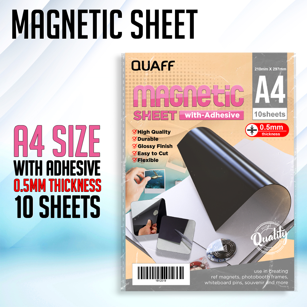 Magic photo (10 sheets) Magnetic Sheets | Cuttable Ref Magnet Plain A4 ...