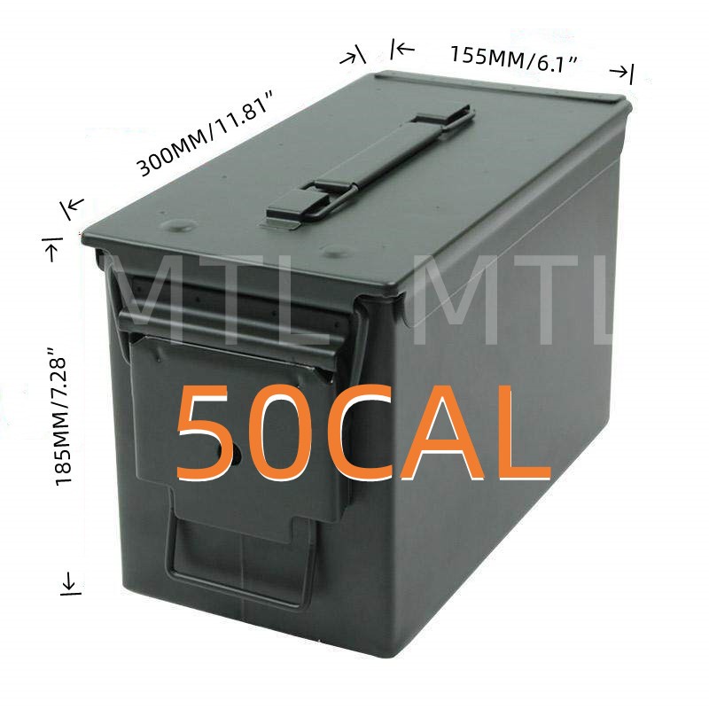 Ammo Box Ammobox Ammo Can Metal Toolbox Fortress Heritage 50 cal 30 cal