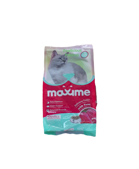 Maxime Cat Food for Kitten & Adult Cat (Tuna Flavor) 1.2Kg | Lazada PH