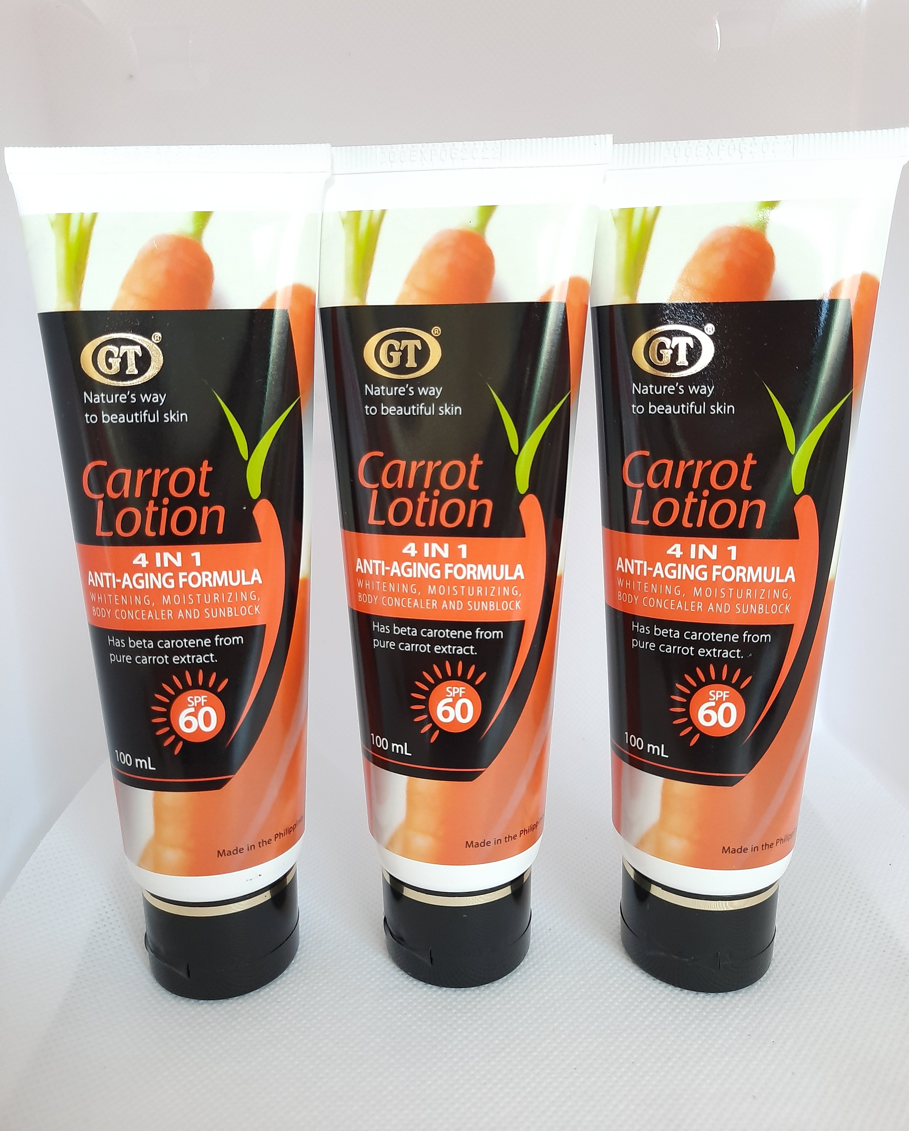 carrot lotion