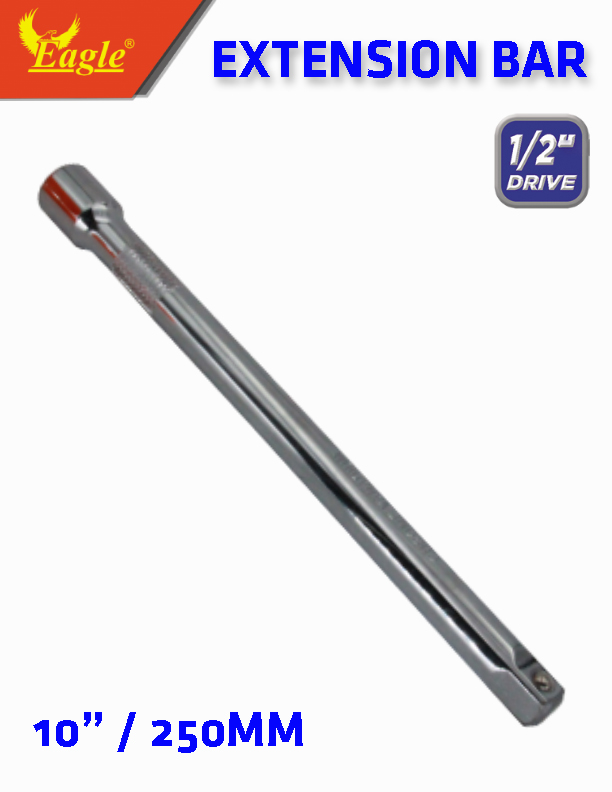 Eagle Professional Tools Extension Bar Socket Wrench 1/2 Drive CrV